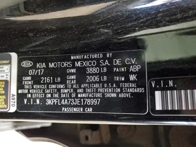 Photo 12 VIN: 3KPFL4A73JE178997 - KIA FORTE LX 