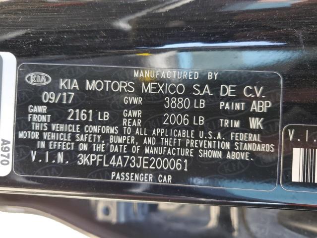 Photo 11 VIN: 3KPFL4A73JE200061 - KIA FORTE 