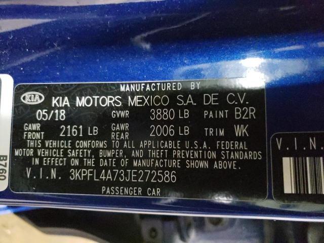 Photo 11 VIN: 3KPFL4A73JE272586 - KIA FORTE LX 