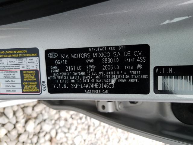 Photo 9 VIN: 3KPFL4A74HE014653 - KIA FORTE 