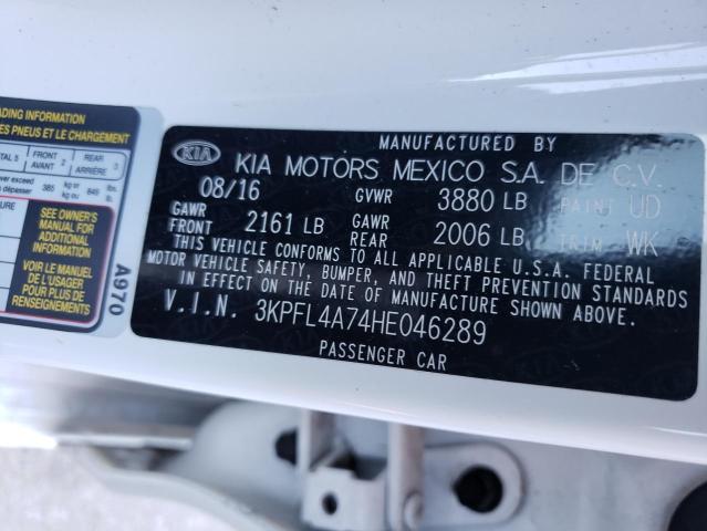 Photo 9 VIN: 3KPFL4A74HE046289 - KIA FORTE LX 