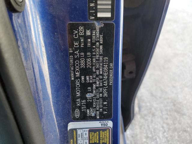 Photo 11 VIN: 3KPFL4A74HE084119 - KIA FORTE LX 