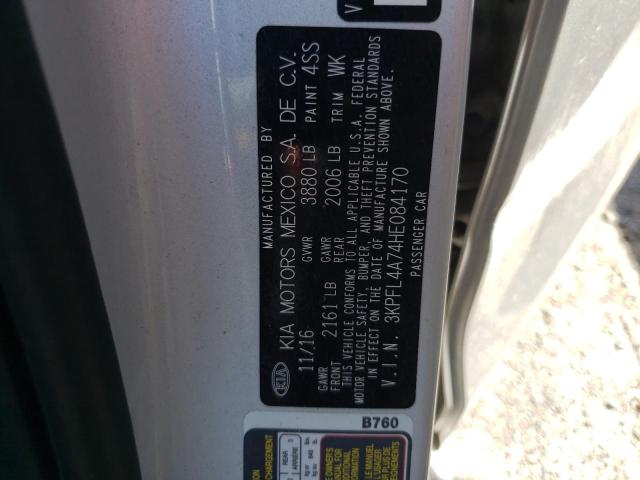 Photo 9 VIN: 3KPFL4A74HE084170 - KIA FORTE LX 