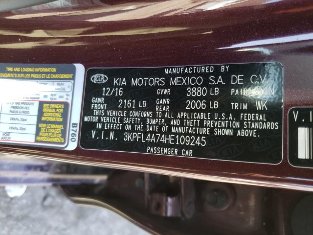 Photo 9 VIN: 3KPFL4A74HE109245 - KIA FORTE LX 