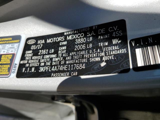 Photo 11 VIN: 3KPFL4A74HE117684 - KIA FORTE LX 