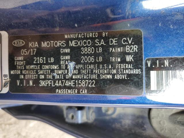 Photo 12 VIN: 3KPFL4A74HE158722 - KIA FORTE 