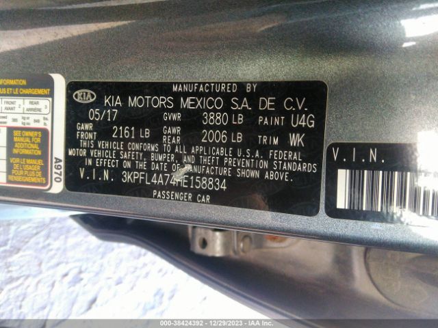 Photo 8 VIN: 3KPFL4A74HE158834 - KIA FORTE 