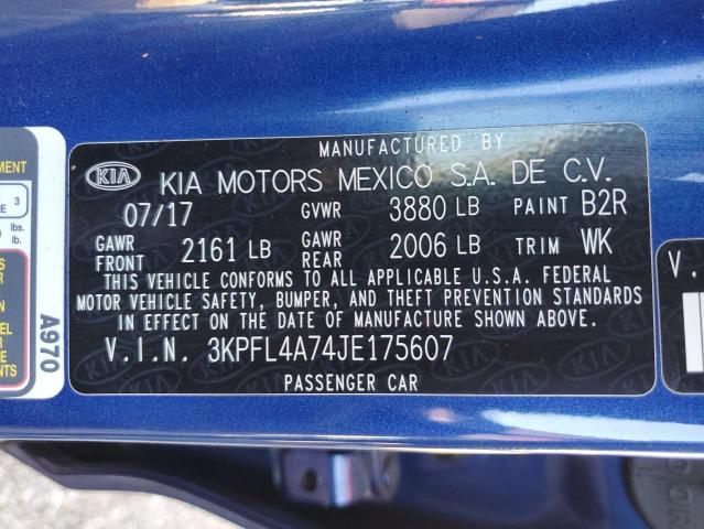 Photo 11 VIN: 3KPFL4A74JE175607 - KIA FORTE 