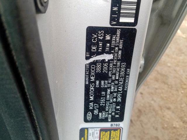 Photo 9 VIN: 3KPFL4A74JE180693 - KIA FORTE LX 