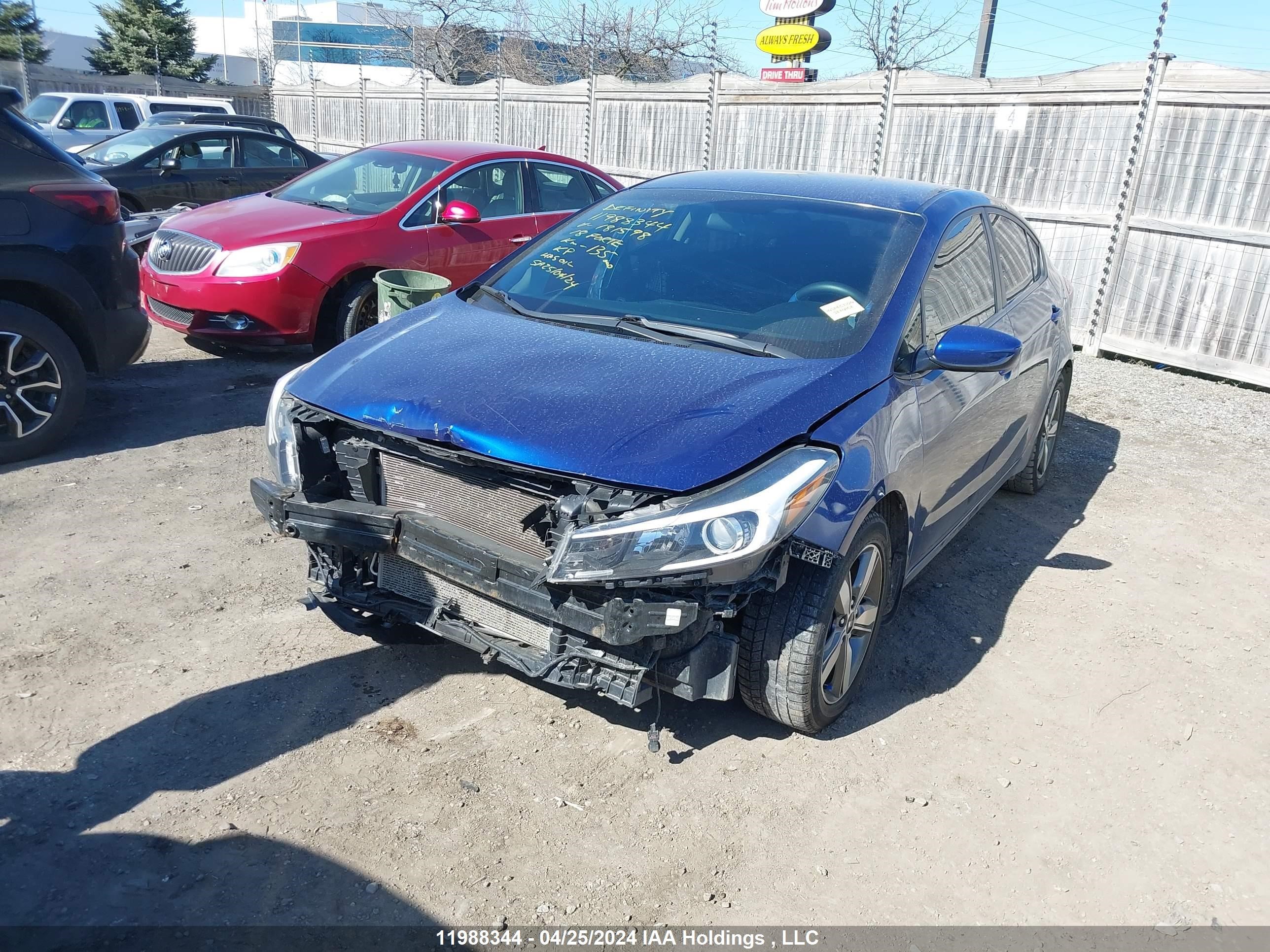 Photo 1 VIN: 3KPFL4A74JE181598 - KIA FORTE 