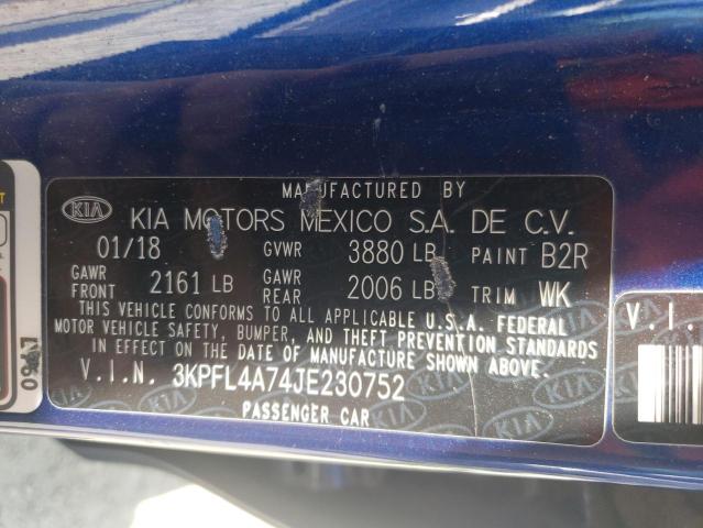 Photo 11 VIN: 3KPFL4A74JE230752 - KIA FORTE 