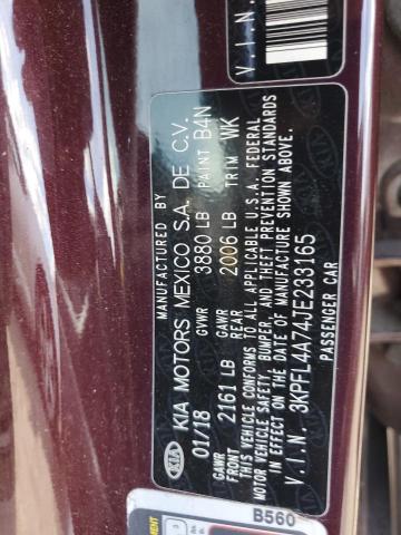 Photo 11 VIN: 3KPFL4A74JE233165 - KIA FORTE LX 