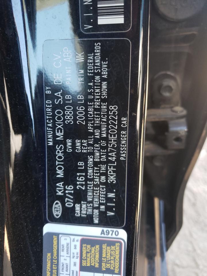 Photo 11 VIN: 3KPFL4A75HE022258 - KIA FORTE 