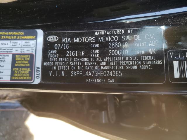 Photo 9 VIN: 3KPFL4A75HE024365 - KIA FORTE LX 