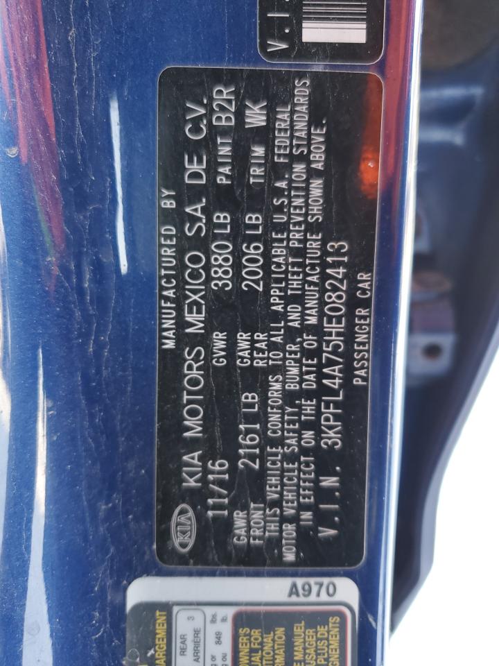 Photo 12 VIN: 3KPFL4A75HE082413 - KIA FORTE 