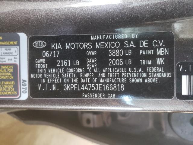 Photo 9 VIN: 3KPFL4A75JE166818 - KIA FORTE LX 