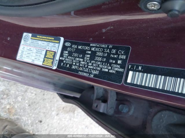 Photo 8 VIN: 3KPFL4A75JE174448 - KIA FORTE 