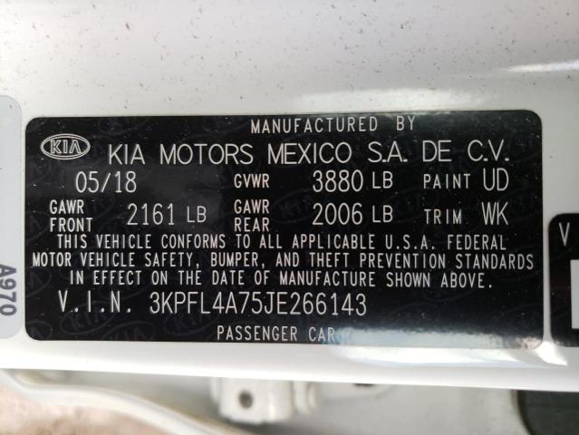 Photo 9 VIN: 3KPFL4A75JE266143 - KIA FORTE LX 