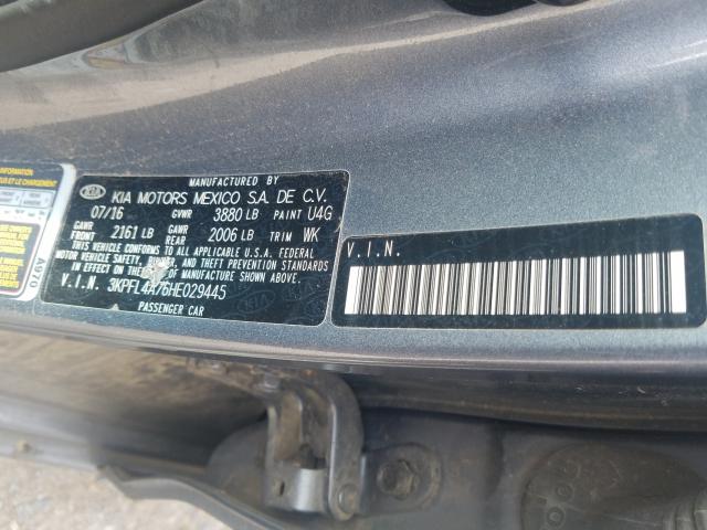 Photo 9 VIN: 3KPFL4A76HE029445 - KIA FORTE LX 