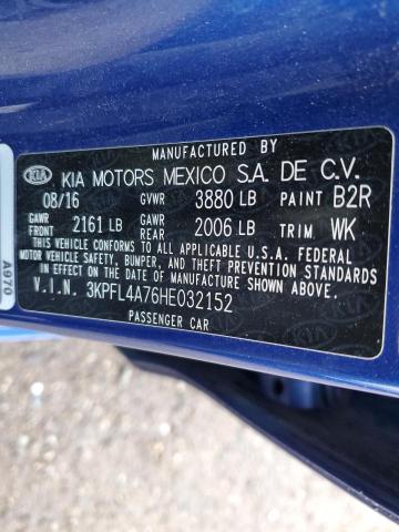 Photo 12 VIN: 3KPFL4A76HE032152 - KIA FORTE 