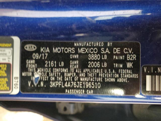 Photo 11 VIN: 3KPFL4A76JE196510 - KIA FORTE LX 