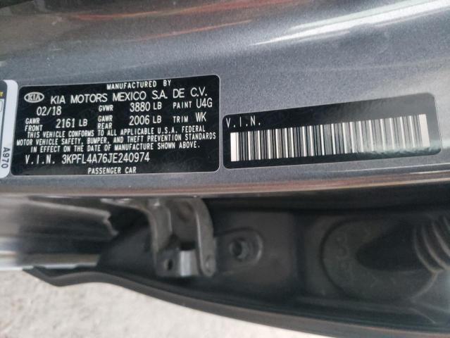 Photo 12 VIN: 3KPFL4A76JE240974 - KIA FORTE LX 