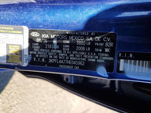 Photo 11 VIN: 3KPFL4A77HE045962 - KIA FORTE 