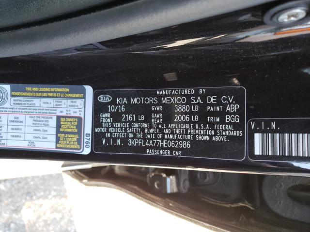 Photo 9 VIN: 3KPFL4A77HE062986 - KIA FORTE LX 