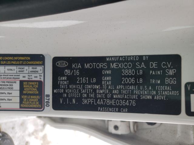 Photo 9 VIN: 3KPFL4A78HE036476 - KIA FORTE 