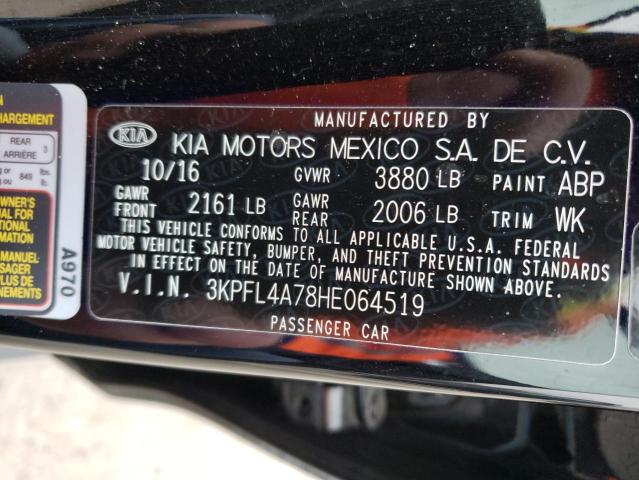 Photo 9 VIN: 3KPFL4A78HE064519 - KIA FORTE LX 