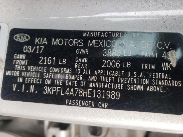 Photo 9 VIN: 3KPFL4A78HE131989 - KIA FORTE LX 