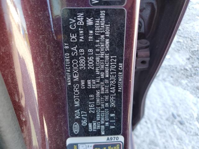 Photo 12 VIN: 3KPFL4A78JE170121 - KIA FORTE LX 