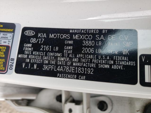 Photo 11 VIN: 3KPFL4A78JE183192 - KIA FORTE LX 