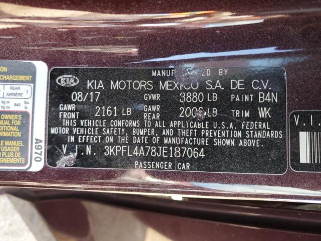 Photo 11 VIN: 3KPFL4A78JE187064 - KIA FORTE LX 