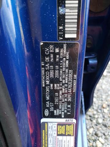 Photo 11 VIN: 3KPFL4A78JE203828 - KIA FORTE 