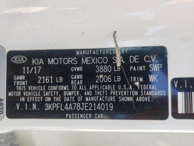 Photo 11 VIN: 3KPFL4A78JE214019 - KIA FORTE 