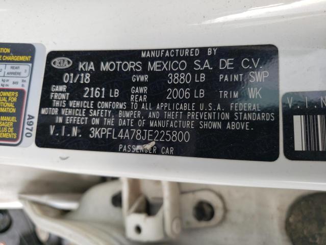 Photo 11 VIN: 3KPFL4A78JE225800 - KIA FORTE LX 