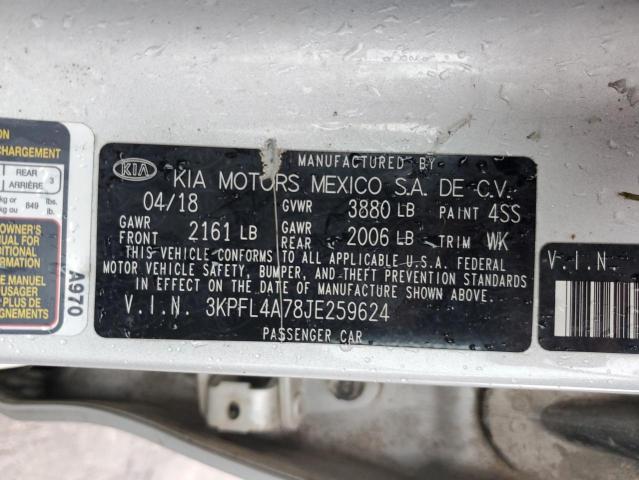 Photo 11 VIN: 3KPFL4A78JE259624 - KIA FORTE 