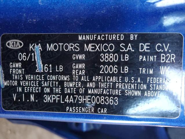 Photo 11 VIN: 3KPFL4A79HE008363 - KIA FORTE LX 