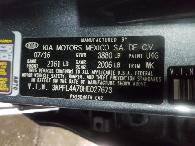 Photo 9 VIN: 3KPFL4A79HE027673 - KIA FORTE 