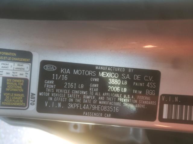 Photo 9 VIN: 3KPFL4A79HE083516 - KIA FORTE LX 