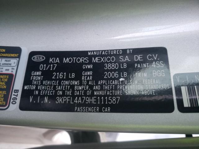 Photo 9 VIN: 3KPFL4A79HE111587 - KIA FORTE LX 