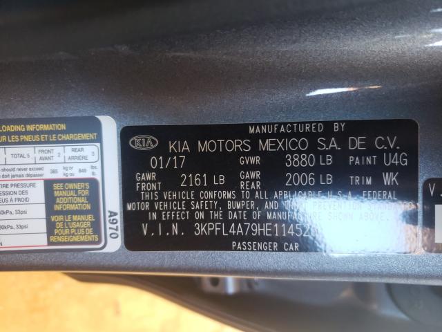 Photo 9 VIN: 3KPFL4A79HE114523 - KIA FORTE 