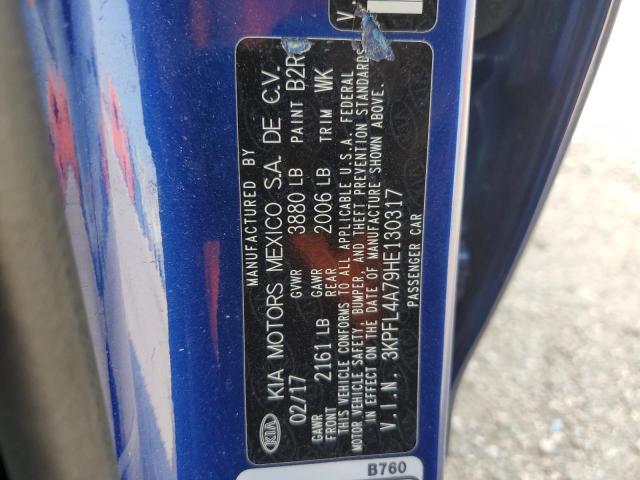 Photo 12 VIN: 3KPFL4A79HE130317 - KIA FORTE LX 