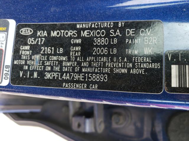 Photo 9 VIN: 3KPFL4A79HE158893 - KIA FORTE LX 