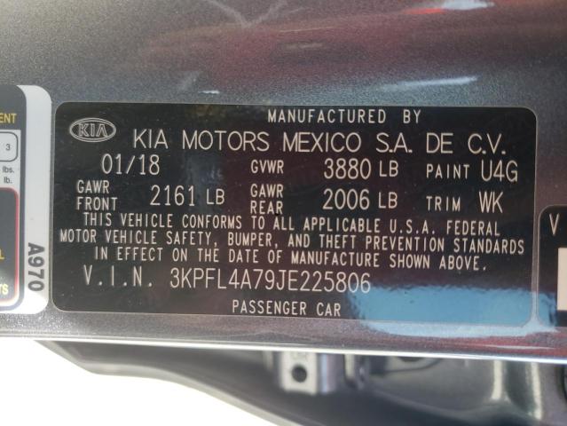 Photo 9 VIN: 3KPFL4A79JE225806 - KIA FORTE LX 