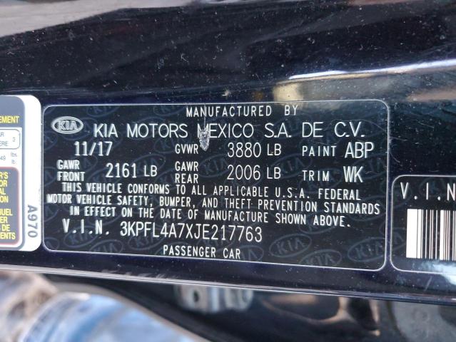 Photo 12 VIN: 3KPFL4A7XJE217763 - KIA FORTE 