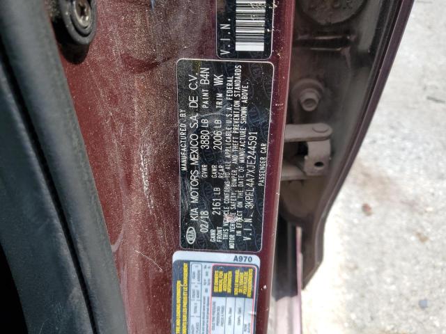 Photo 12 VIN: 3KPFL4A7XJE244591 - KIA FORTE LX 