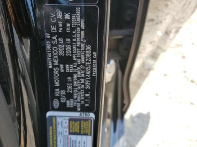 Photo 11 VIN: 3KPFL4A85JE238836 - KIA FORTE EX 