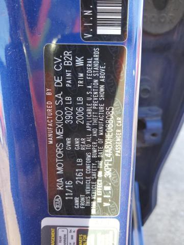 Photo 11 VIN: 3KPFL4A8XHE088085 - KIA FORTE EX 